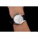 Cronografo Omega quadrante bianco cassa in acciaio inossidabile cinturino in pelle blu