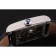 Svizzero Cartier Tank MC quadrante nero cassa in acciaio inossidabile cinturino in pelle nera