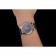 Bracciale in acciaio inossidabile Omega DeVille con quadrante nero 621685