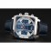 Tag Heuer Monaco 24 Calibro 36 Cronografo Quadrante a strisce blu e grigio Cinturino in pelle blu 622273