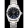 Omega Seamaster quadrante nero cinturino in acciaio inossidabile 622165