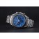 Cinturino Omega Speedmaster in acciaio inossidabile blu grigio 622053