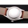 Svizzero Rolex Cellini quadrante bianco numeri romani cassa in acciaio inossidabile cinturino in pelle marrone chiaro