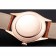 Svizzero Rolex Cellini quadrante bianco numeri romani cassa in oro rosa cinturino in pelle marrone chiaro