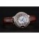 Swiss Cartier Ballon Bleu 46 MM Diamond Dial Diamond Case Bracciale in pelle marrone 1453895