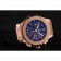 Swiss Hublot Big Bang quadrante nero cassa in oro rosa Bracciale in gomma nera 1453898