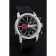Cronografo rotondo Burberry Sport Cassa bianca Quadrante nero Bracciale in caucciù nero 622618