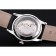 Omega De Ville Prstige Co-Axial quadrante bianco cassa argento cinturino in pelle nera numeri romani
