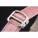 Cartier Ronde quadrante bianco diamante lunetta cassa in acciaio inossidabile cinturino in pelle rosa