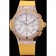 Orologio Hublot Big Bang cinturino giallo quadrante bianco 98068