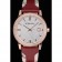 Burberry The City Classico Cassa con Diamanti Quadrante Argento Bracciale Rosso-622570