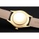 Svizzero Rolex Cellini quadrante nero oro marcature cassa in oro cinturino in pelle nera