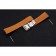 Braccialetto Breitling in pelle nera con cuciture bianche 622482