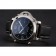 Panerai Luminor 1950 3 Days Chrono Flyback quadrante nero cassa in acciaio inossidabile cinturino in pelle nera