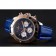 Breitling Chronomat Patrouille De France quadrante blu cassa in acciaio inossidabile cinturino in pelle blu