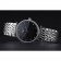 Longines La Grande Classique in acciaio inossidabile con quadrante nero e lunetta con diamanti Homme 622107