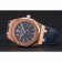 Swiss Audemars Piguet Royal Oak quadrante blu cassa in oro cinturino in pelle blu