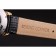 Piaget Swiss Traditional White Radial Pattern Dial Cinturino in pelle nera 7635