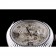 Rolex Swiss DateJust Acciaio inossidabile Ribbed Bezel Flower Quadrante argento 42001