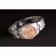 Rolex Datejust in acciaio inossidabile lucido con quadrante a fiori arancioni placcato in diamanti