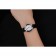 Orologio da donna Omega quadrante bianco cassa in acciaio inossidabile cinturino in pelle nera 622818