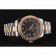 Swiss Rolex Day-Date quadrante nero cassa in oro con diamanti Bracciale in acciaio inossidabile bicolore 1453975