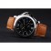 Panerai Luminor Power Reserve quadrante nero cassa in acciaio bracciale in pelle marrone