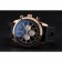 Breitling Transocean Quadrante Nero Cinturino in Gomma Nero Lunetta in Oro Rosa-98207