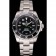 Rolex Bamford Submariner quadrante nero con numeri romani lunetta nera cassa e bracciale in acciaio inossidabile