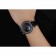 Tag Heuer MikroTimer quadrante nero cinturino in pelle perforata nera 622072