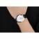 Patek Philippe cronografo con fasi lunari quadrante bianco cassa in acciaio inossidabile cinturino in pelle nera 622841