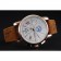 Cronografo Montblanc Twinfly quadrante bianco Bracciale in pelle scamosciata marrone 1454116