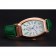 Omega Sochi Petrograd quadrante bianco cassa in oro cinturino in pelle verde 622.821