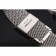Cassa e bracciale in acciaio inossidabile con quadrante nero inciso di piccoli secondi Patek Philippe Calatrava