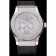 Hublot Classic Fusion Diamond Skull Dial Cassa in acciaio inossidabile Cinturino in pelle nera 622.814