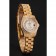 Swiss Rolex DayJust Diamond Pave quadrante bianco Bracciale in oro con diamanti 1453957