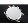 Cronografo IWC Portugieser, quadrante bianco, lancette e numeri in acciaio, cassa in acciaio con cinturino in pelle marrone con diamanti