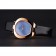 Orologio da donna Omega Quadrante blu cielo Cassa in oro Cinturino in pelle nera 622821