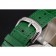 Franck Muller Double Mistery Ronde quadrante bianco cassa in acciaio inossidabile cinturino in pelle verde