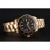 Swiss Rolex Submariner quadrante nero lunetta nera cassa in oro giallo e bracciale
