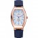 Omega Sochi Petrograd quadrante bianco cassa in oro cinturino in pelle blu 622.820