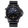 Panerai Luminor sommergibile Flyback GMT quadrante nero marcature gialle cassa ionizzata nera cinturino in caucciù nero