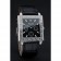 Piaget Emperador Limited Edition quadrante nero inciso cassa d'argento Bracciale in pelle nera 1454136