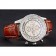 Breitling Navitimer World Quadrante Bianco Bracciale in Pelle Marrone - 622514