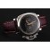 Panerai Radiomir 8 Days cronografo quadrante nero cassa in acciaio inossidabile cinturino in pelle prugna 1453795