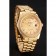 Swiss Rolex Day-Date quadrante champagne con diamanti lunetta bracciale in oro 1454099