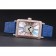 Franck Muller Long Island classico quadrante bianco cassa con diamanti Cinturino in pelle blu 622376