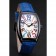 Franck Muller Casablanca cinturino in pelle di coccodrillo blu 621643