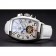 Franck Muller Casablanca cinturino in pelle di coccodrillo bianco quadrante bianco 80281