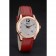 Orologio con bracciale Chopard in pelle rossa 80276